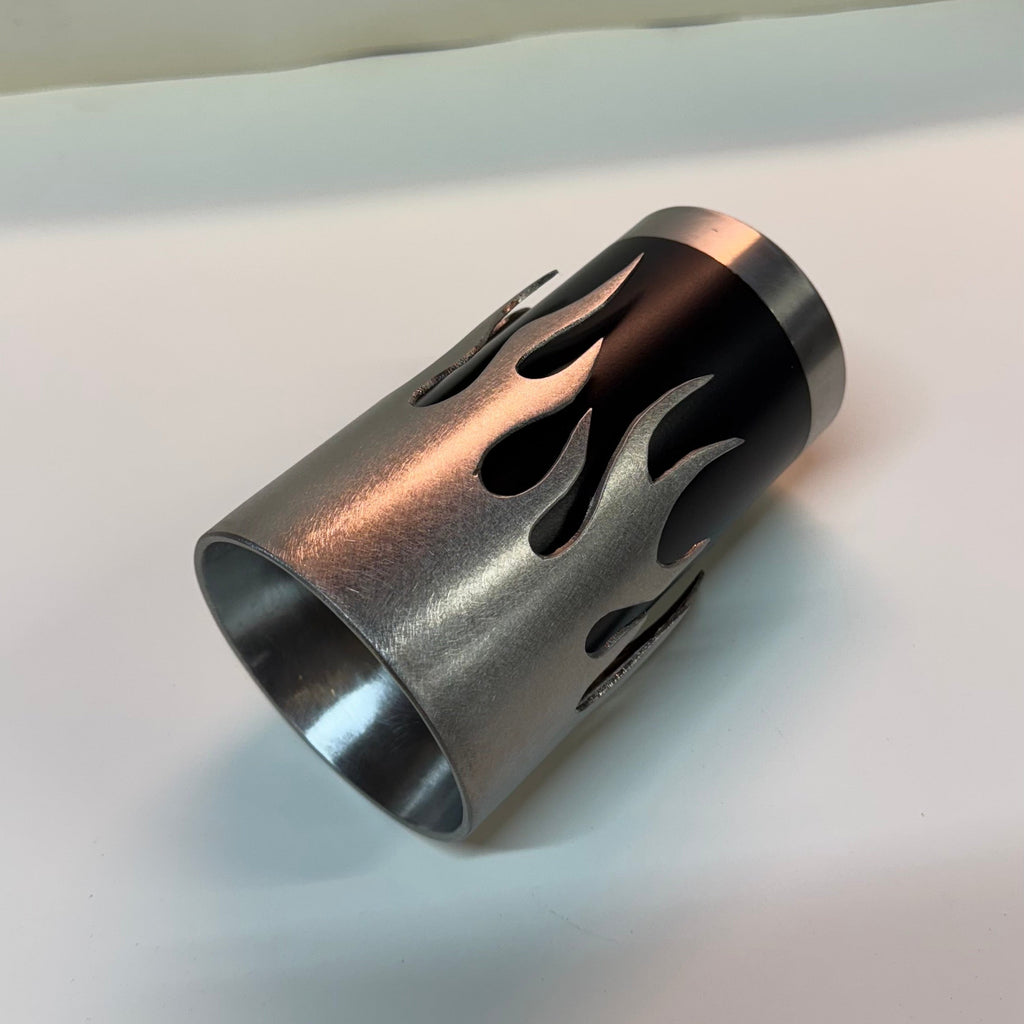 Flame-Cut Stainless Exhaust Tip